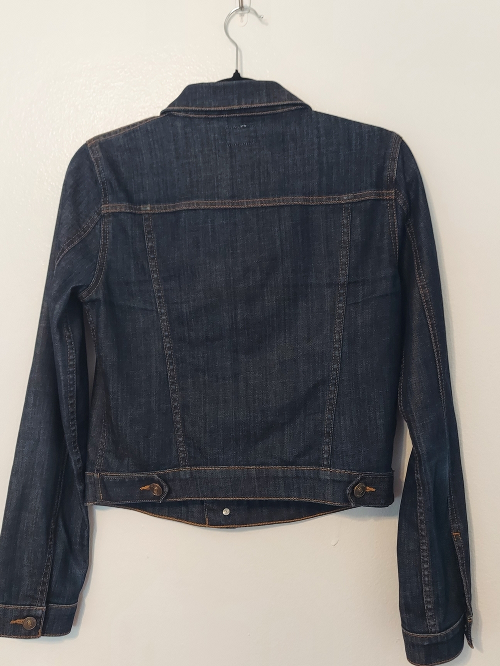 Hudson Jeans Women’s Dark Blue Denim Jacket Size Small - Picture 2 of 10